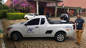 Guarany entrega equipamento para Inset Clean