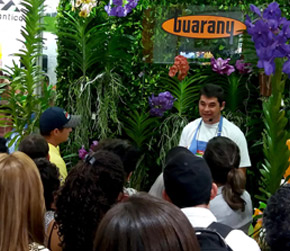 Guarany recebe cerca de 600 pessoas durante workshops sobre Orquídeas e Bonsai durante a 23ª edição da Hortitec
